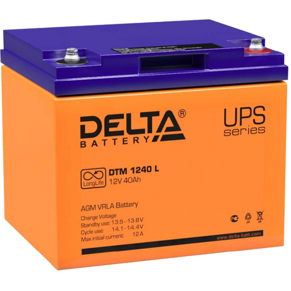 Кислотный автомобильный аккумулятор. Аккумулятор Delta DTM 1240l. Аккумуляторная батарея Delta HRL 12-45 X (12v / 45ah). Delta DTM 1240 L. Аккумуляторная батарея Delta 12v / 40ah.