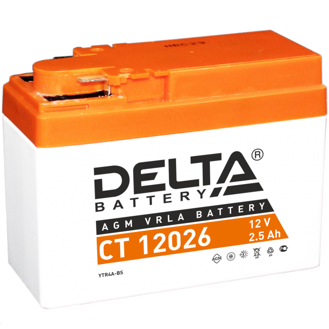 Battery ct. Аккумулятор Delta CT 1230. АКБ Delta CT 1209. Аккумулятор Delta CT 1211. Аккумулятор Delta Battery AGM 4 А/Ч Обратная r+ 114x70x87 en50 а.