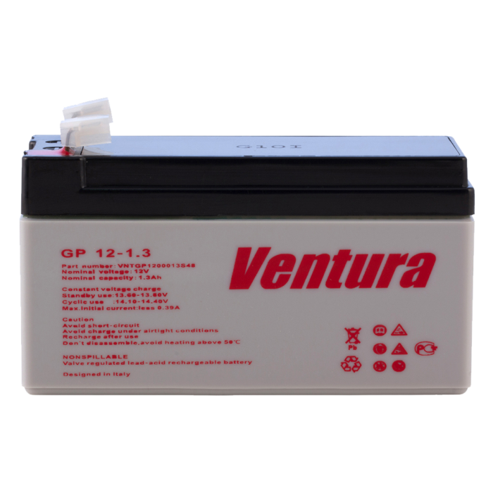 Аккумуляторная батарея Ventura GP 12-1.3 1.3 А·Ч. Аккумулятор Ventura GP 12-1,3. Ventura GP 12-1,3. АКБ Ventura GP 12-12 12в 12ач.
